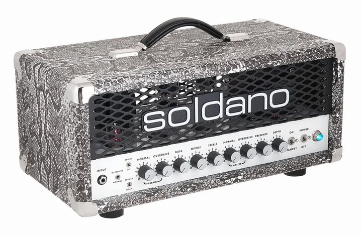 Soldano SLO 30 Custom Snake Head, angolo del cabinet