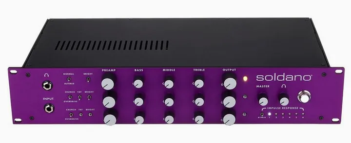 Soldano X88-IR Preamp, angolo del cabinet