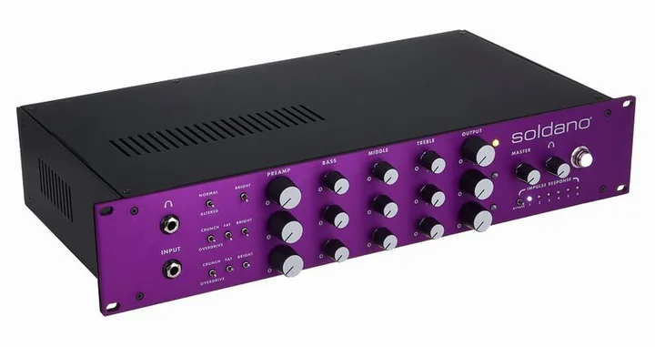 Soldano X88-IR Preamp, vista laterale del cabinet