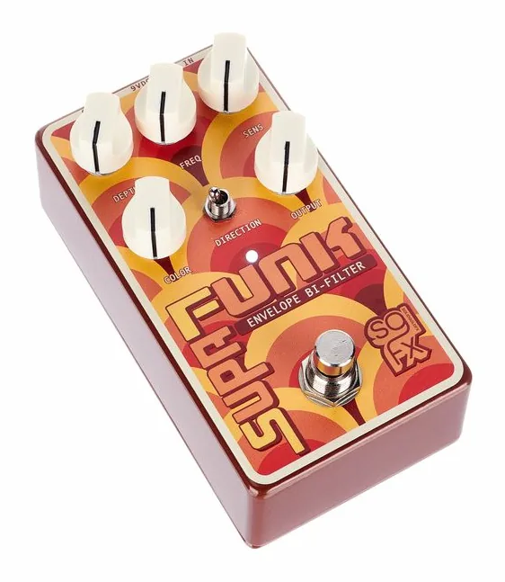 Solid Gold FX Supa Funk Envelope Bi-Filter, connettori sul retro dell'unita