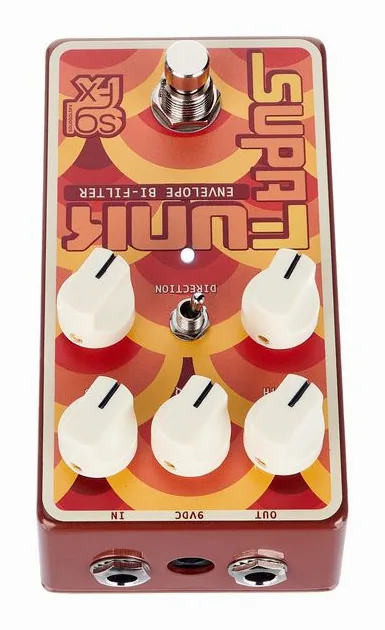 Solid Gold FX Supa Funk Envelope Bi-Filter, connettori sul retro dell'unita