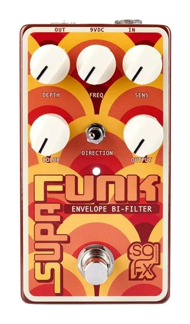 Solid Gold FX Supa Funk Envelope Bi-Filter, connettori sul retro dell'unita