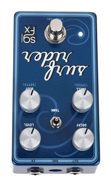 Solid Gold FX Surf Rider IV Reverb, led e interruttore a pedale