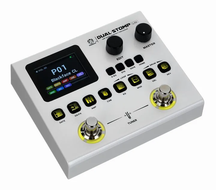 Soran Dual Stomp Pedal Lite, manopole viste dall'alto