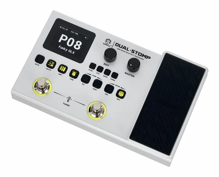 Soran Dual Stomp Pedal, ingressi e uscite laterali