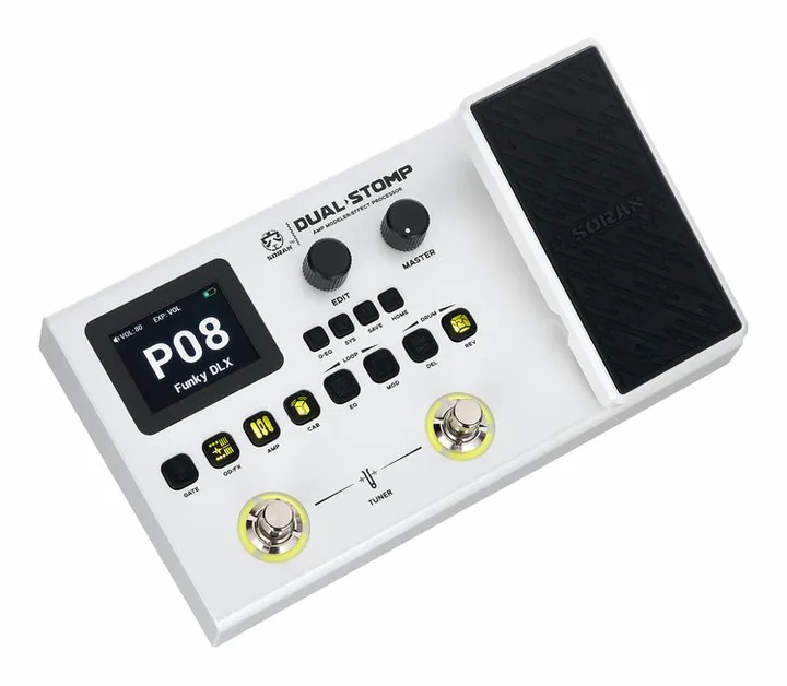 Soran Dual Stomp Pedal, ingressi e uscite laterali