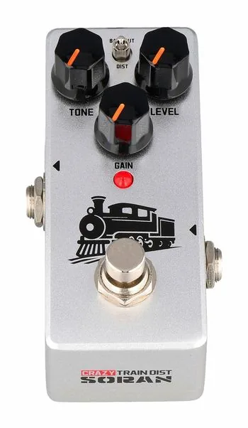Soran Mini Analog Distortion, led e interruttore a pedale