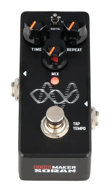 Soran Mini Digital Delay, led e interruttore a pedale