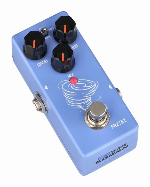 Soran Mini Digital Reverb, led e interruttore a pedale