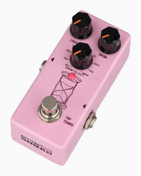 Soran Mini Drum & Looper inquadrato di fronte su sfondo neutro