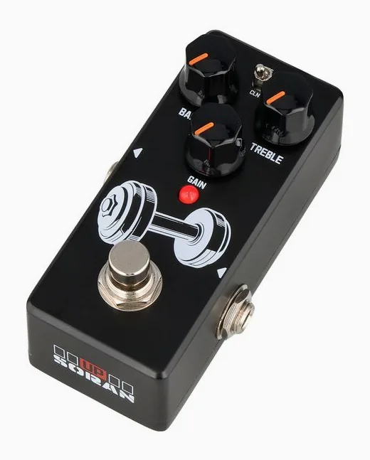 Soran Mini Pedal Booster, led e interruttore a pedale