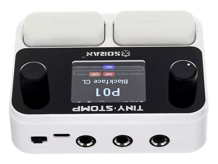 Soran Tiny Stomp Pedal, ingressi e uscite laterali