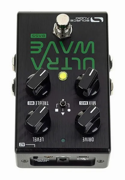Source Audio Ultrawave Multiband Bass, grafica del pannello superiore