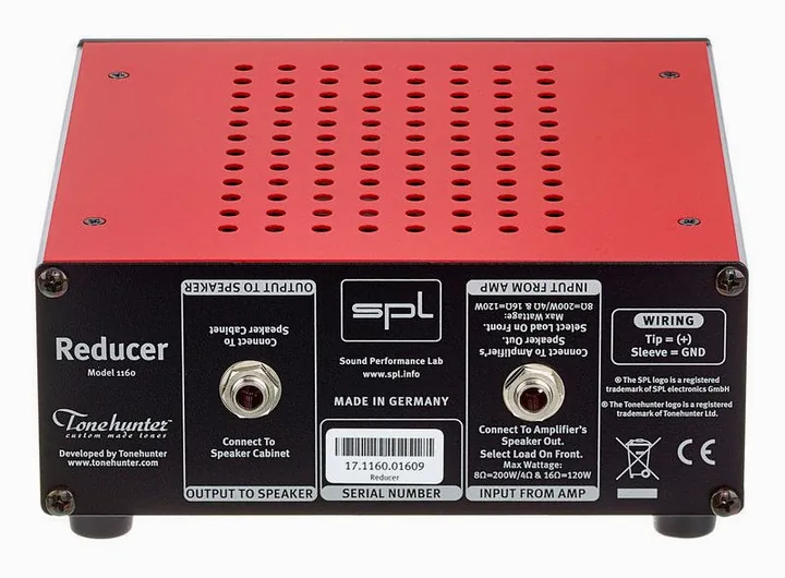 SPL Reducer, pannello dei controlli in primo piano
