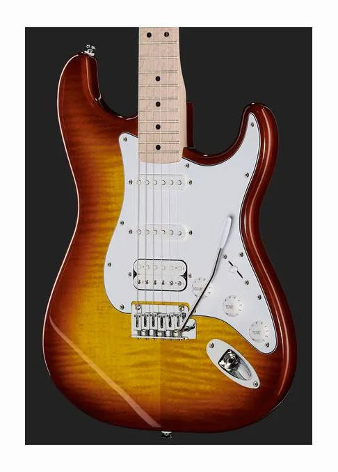 Squier Affinity Strat FMT HSS SS, ponte e meccaniche di intonazione