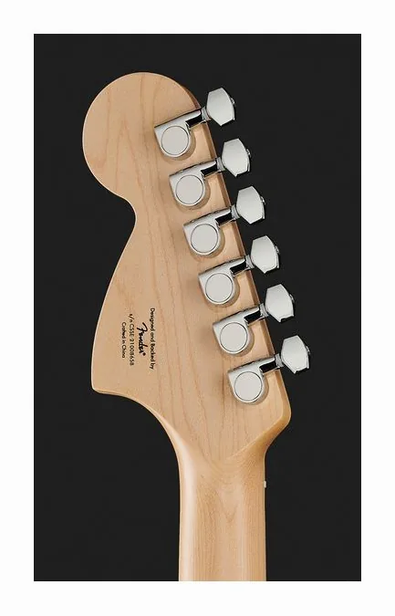 Squier Affinity Strat MN OW, corpo e verniciatura in primo piano