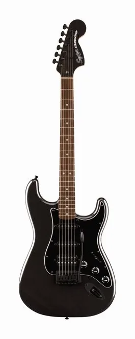 Squier Affinity Strat HSS LR MH MBK fotografato frontalmente
