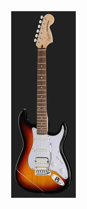 Squier Affinity Strat Junior HSS 3TS, profilo laterale del corpo