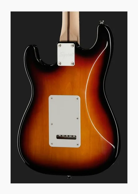 Squier Affinity Strat Junior HSS 3TS, curve del body viste dall'alto