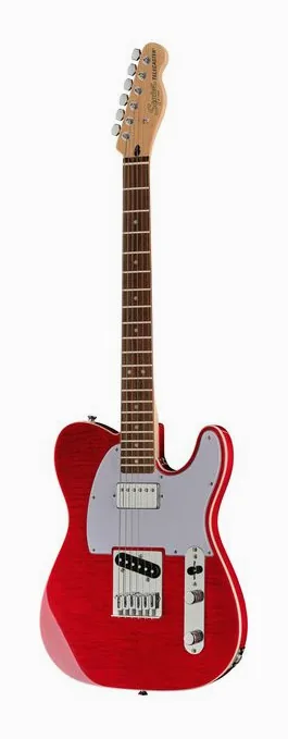 Squier Affinity Tele SH FMT CRT fotografato frontalmente