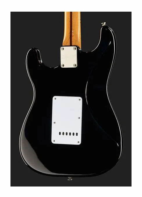 Squier CV 50s Strat MN BK, capotasto e prime posizioni della tastiera