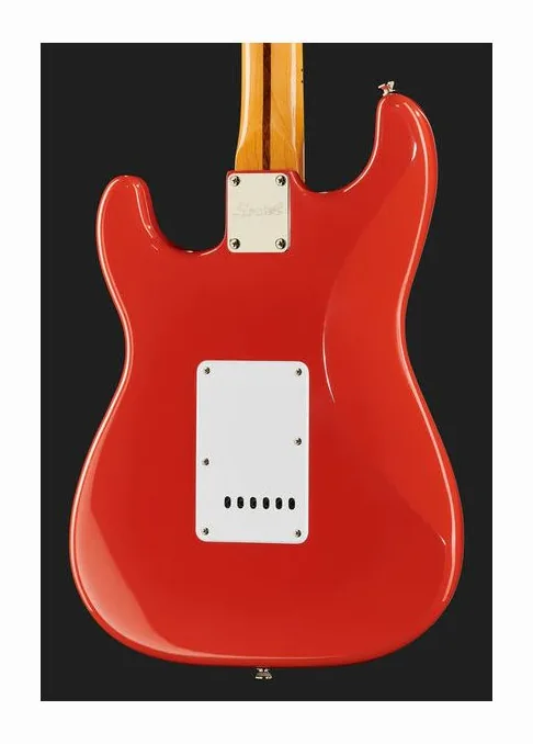 Squier CV 50s Strat MN FR, curve del body viste dall'alto