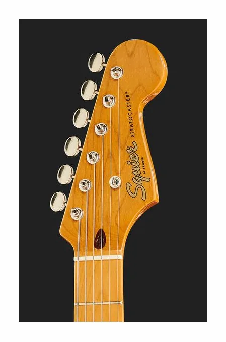 Squier CV 50s Strat MN FR, capotasto e prime posizioni della tastiera