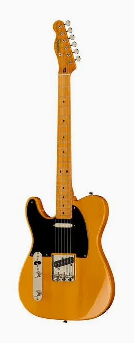Squier CV 50s Tele LH MN BB visto di fronte