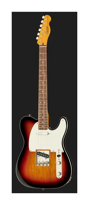 Squier CV 60s Custom Tele 3-SB, pickup e manopole dei controlli