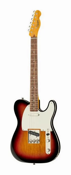 Squier CV 60s Custom Tele 3-SB fotografato frontalmente