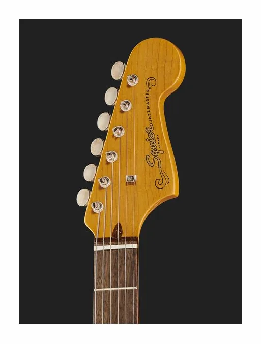 Squier CV 60s Jazzmaster LRL SNB, corpo e verniciatura in primo piano