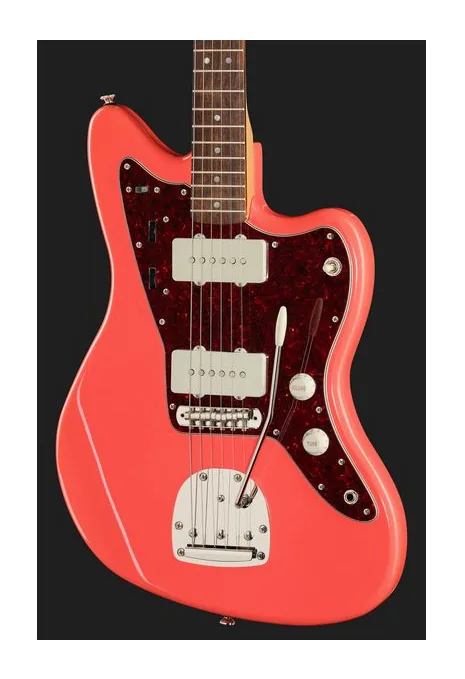 Squier CV 60s Jazzmaster LRL TSPG TCO, paletta con meccaniche e logo