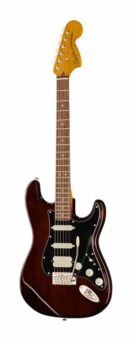 Squier CV 70s Strat HSS LRL WAL fotografato frontalmente