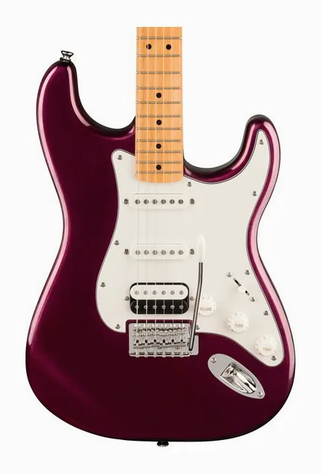 Squier CV 70s Strat HSS MN OXB, corpo e verniciatura in primo piano