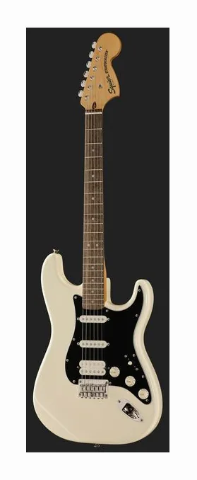 Squier CV 70s Strat HT HSS LRL OWT, manico e tastiera visti di lato