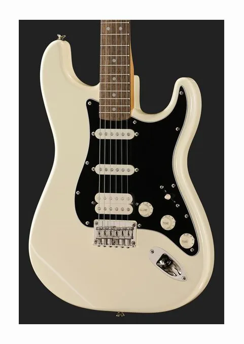 Squier CV 70s Strat HT HSS LRL OWT, manico e tastiera visti di lato