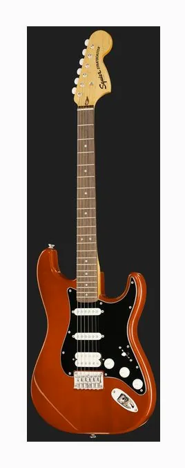 Squier CV 70S STRAT HT HSS LRL MOC, corpo e verniciatura in primo piano