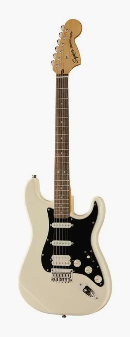 Squier CV 70s Strat HT HSS LRL OWT fotografato frontalmente