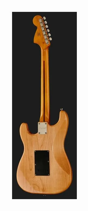 Squier CV 70s Strat LRL NAT, manico e tastiera visti di lato