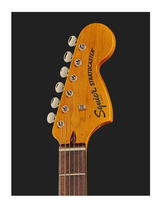 Squier CV 70s Strat LRL NAT, manico e tastiera visti di lato