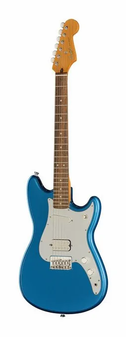 Squier CV Duo Sonic HS LRL PPG LPB in primo piano frontale