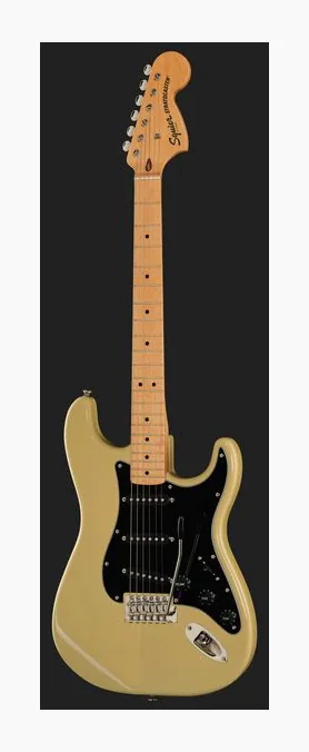 Squier Exclusive CV 70s Strat VBL, profilo laterale del corpo
