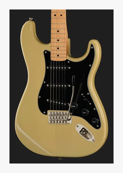 Squier Exclusive CV 70s Strat VBL, capotasto e prime posizioni della tastiera