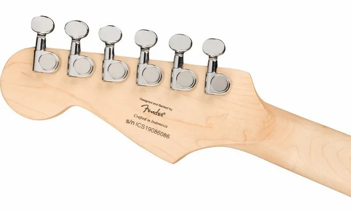 Squier Mini Jazzmaster MN DBL, selettore pickup e jack di uscita