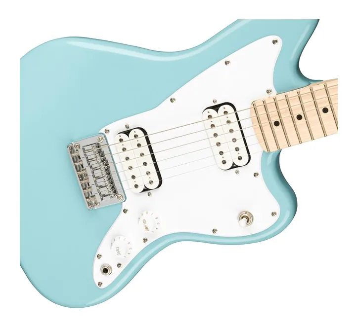 Squier Mini Jazzmaster MN DBL, pickup e manopole dei controlli