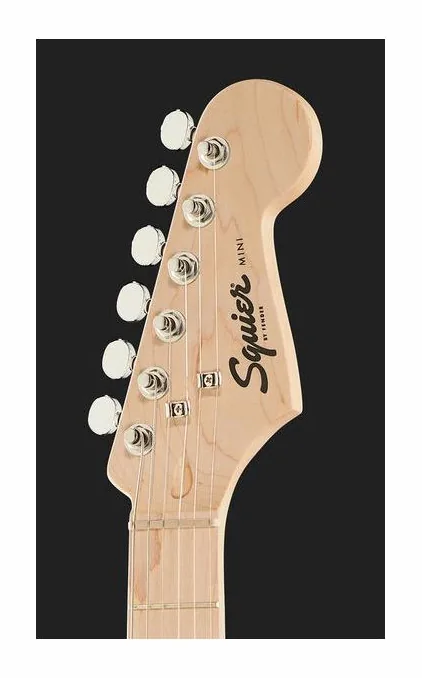 Squier Mini Jazzmaster MN SFG, pickup e manopole dei controlli