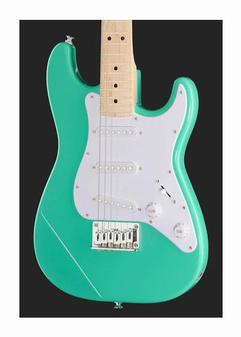 Squier Mini Strat MN SFMG, profilo laterale del corpo
