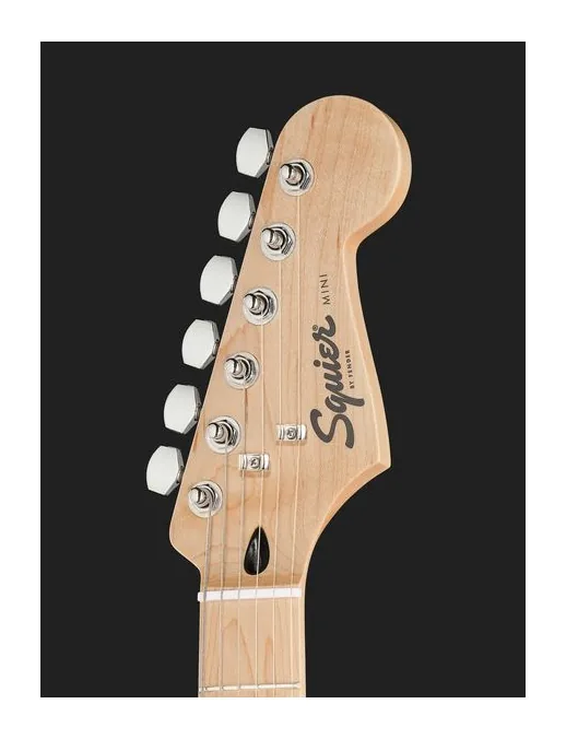 Squier Mini Strat MN SFMG, ponte e meccaniche di intonazione