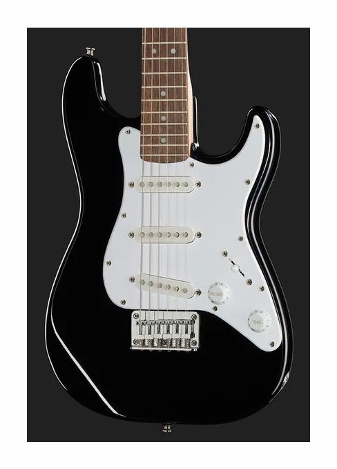 Squier Mini Strat V2 BK IL, vista posteriore del corpo