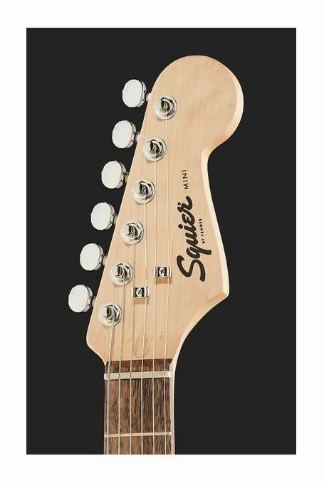 Squier Mini Stratocaster IL DR, manico e tastiera visti di lato